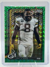 2025 Topps Chrome Josh Jacobs Image Variation...