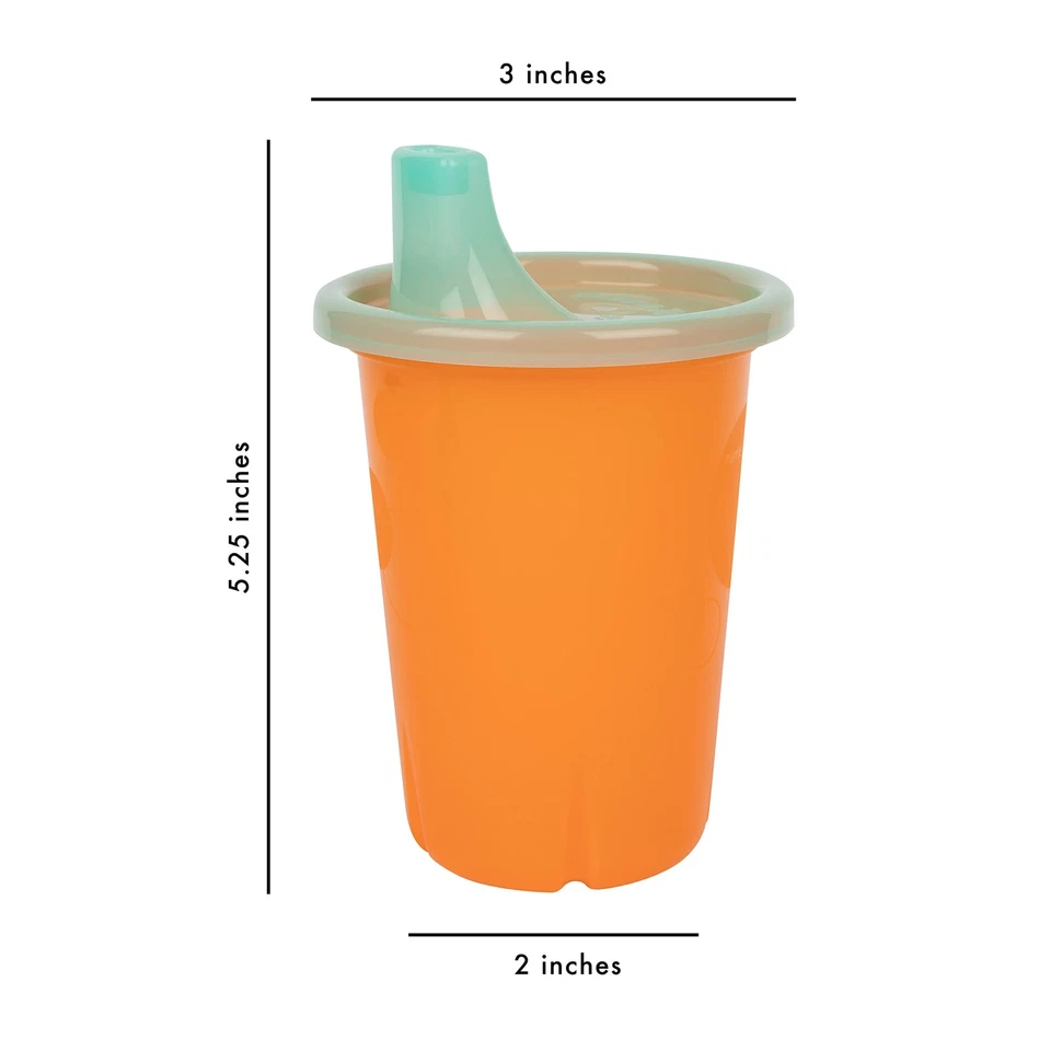The First Years Take and Toss Spill Proof Sippy Cups - Rainbow Party Pack - R - Image 2 of 4