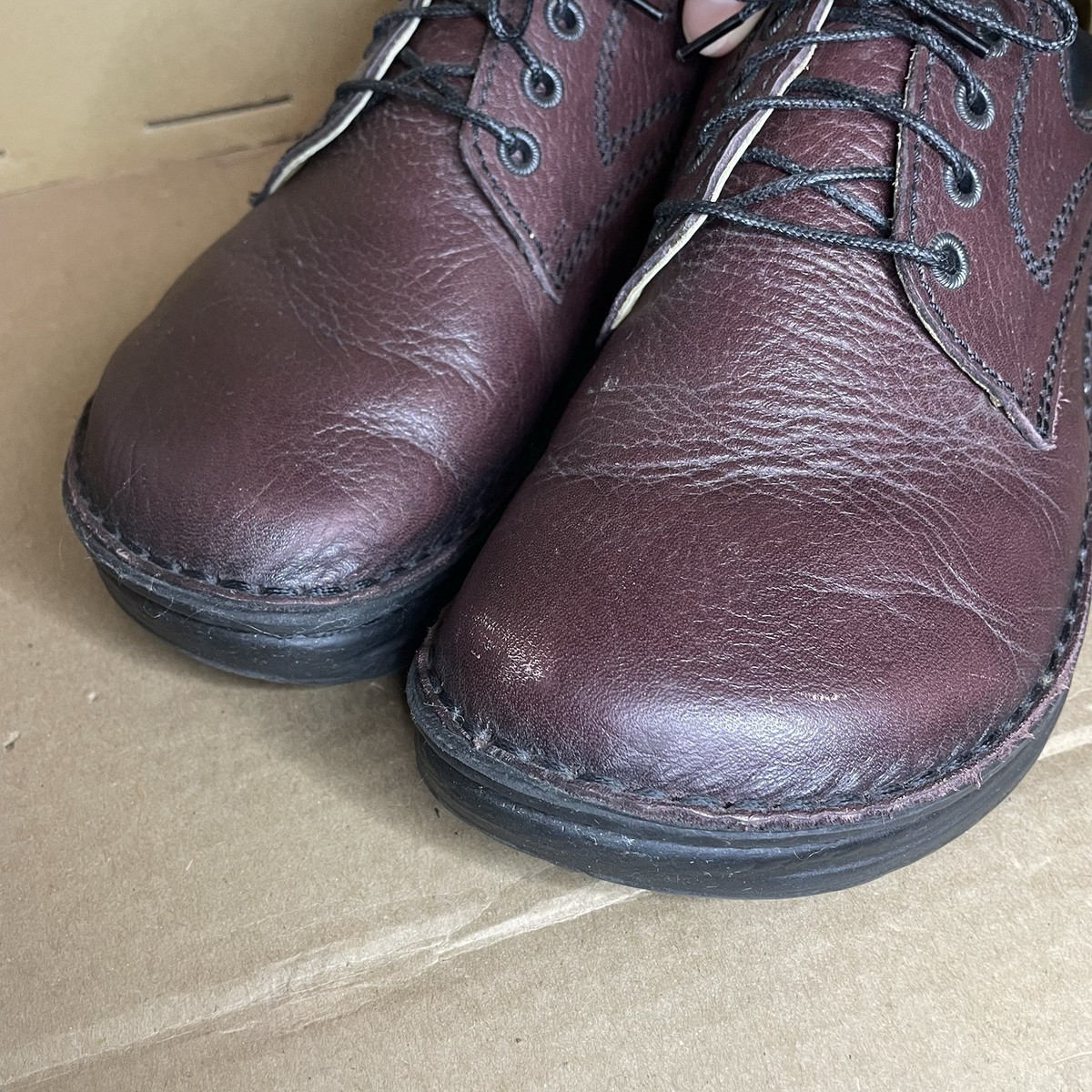 Birkenstock Memphis Oxford Brown Leather Comfort Shoes Men  display picture 1