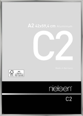 Nielsen Alurahmen C2 42x59,4 cm silber