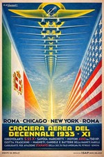 1933 Air Cruise Poster - 🛩️ Vintage Art Deco 24x36” - Premium Matte Paper