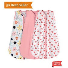 3 Pack Baby Sleep Sack 0-6 100 Rayon Cotton Baby Sleeping Bag 2-Way Zipper ...
