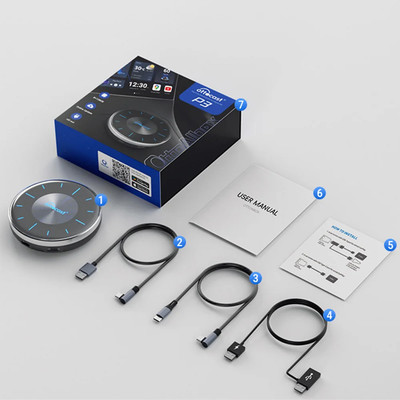 P3 Android AI Box for Youtube Netflix Wireless Carplay Android Auto TV Box for H
