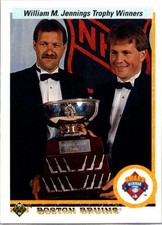 1990-91 Upper Deck - Award Winners Andy Moog, Reggie Lemelin #209