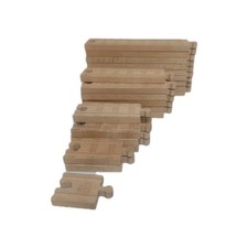 30 Thomas Friends Wooden Railway 8 6 4 3" 2" Reversible Road Straight Track