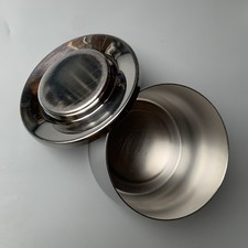 Vintage Alfra Alessi Stainless Steel Sugar Bowl 32cl – Mid-Century Modern MCM