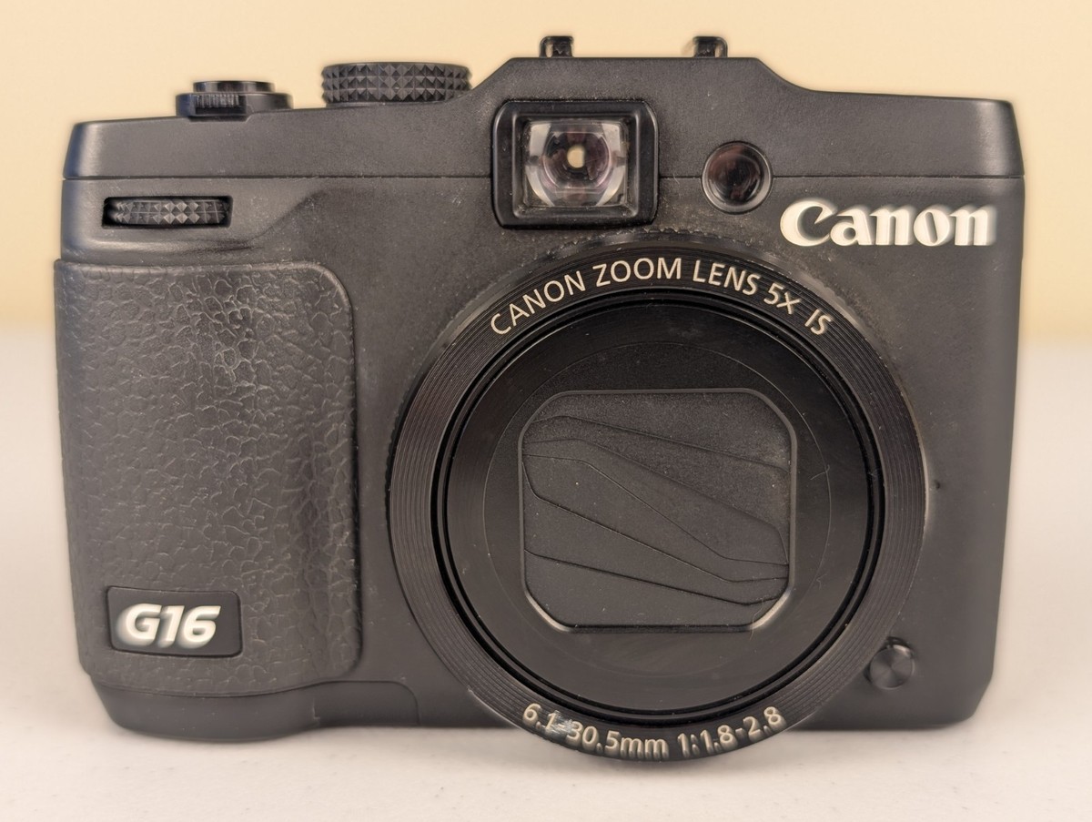 Canon PowerShot G16 12.1MP Digital Camera - Black for sale