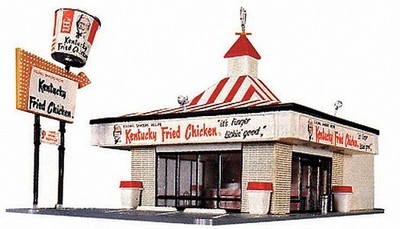 Life-Like1394 Bausatz Kentucky Fried Chicken mit Einrichtung