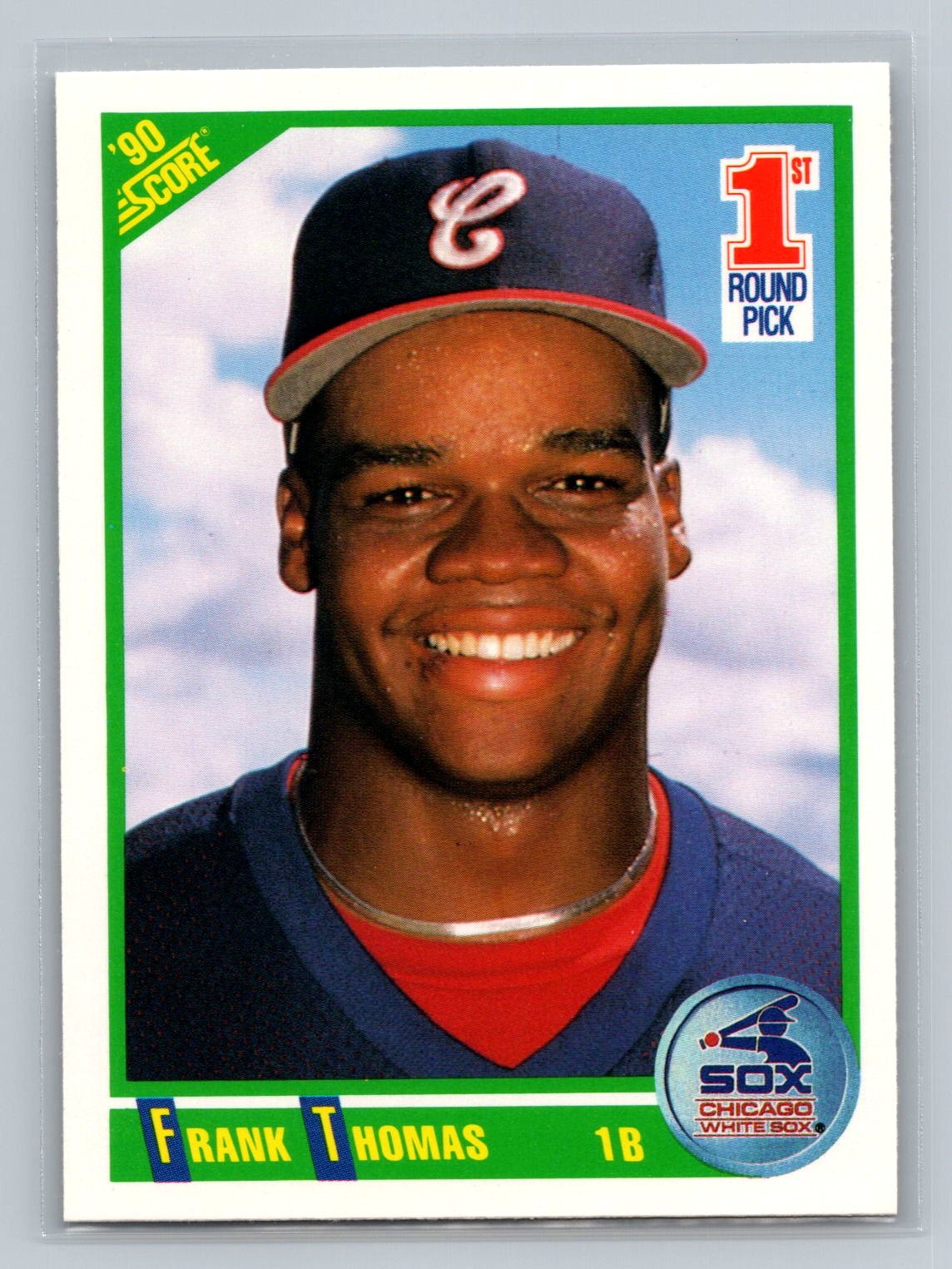Frank Thomas 1990 Score #663 Rookie Chicago White Sox