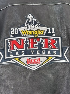 Wrangler NFR Leather Champions Jacket Large Limited Edition 30 Of 250 Rodeo 