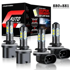 894 & 895 LED Headlight Combo Bulbs For Arctic Cat ZRT 600 800 Limited 2000-2002