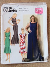 (2014) Butterick B6130 Sewing pattern Ladies Ball Gown Evening Bridesmaid Dress