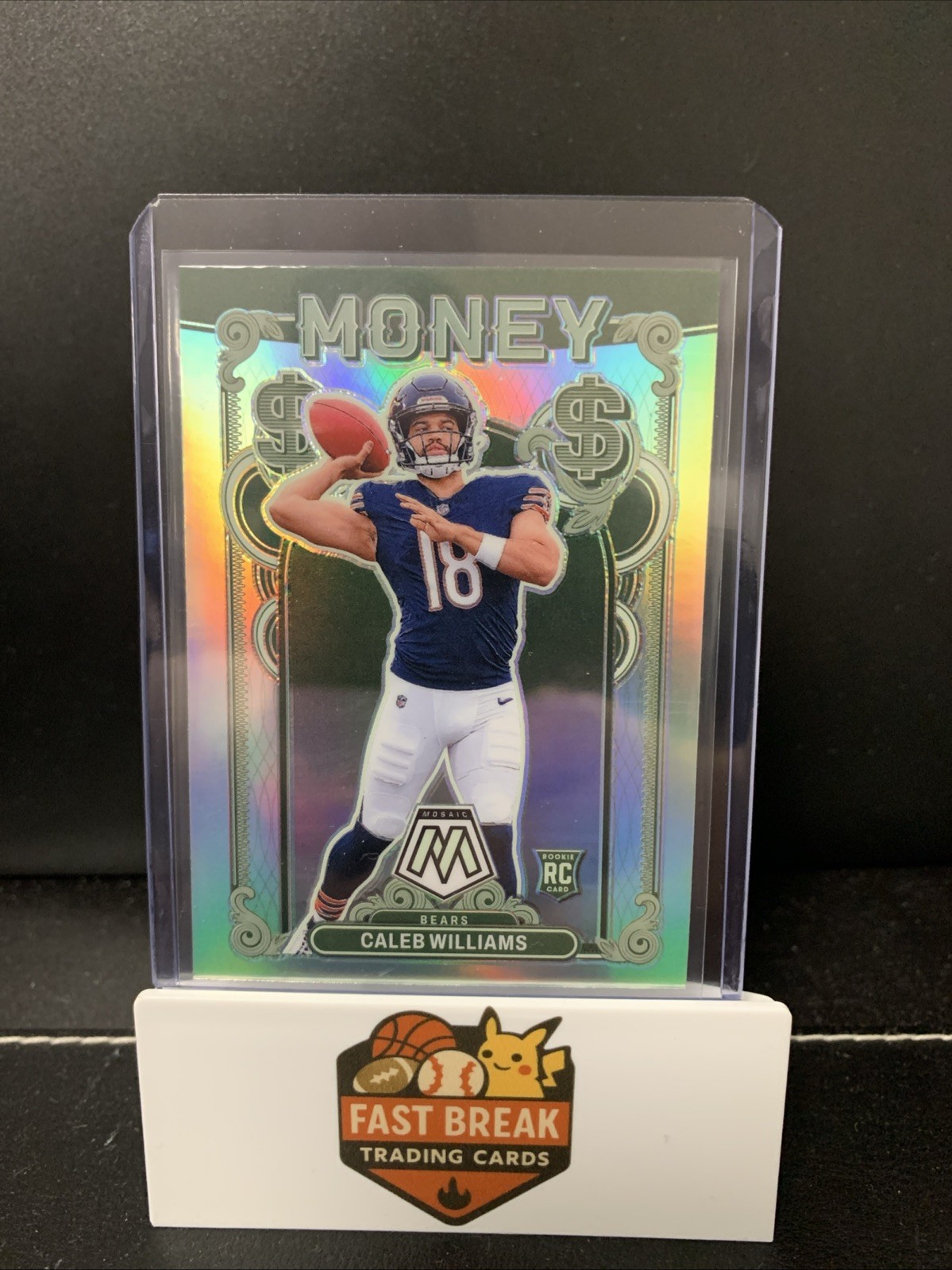 2024 Panini Mosaic Caleb Williams #7 MONEY Prizm SSP