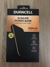 Duracell Slimline Power Bank 10,000 mAh