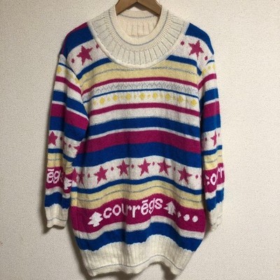 Courreges Colorful Knit Top Size 9R