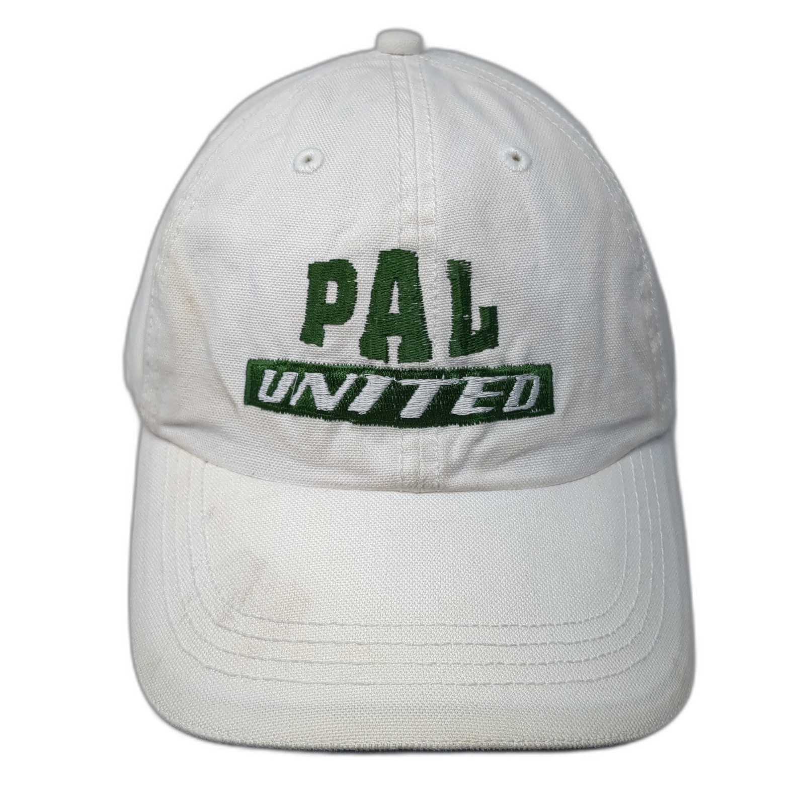 PAL United Slideback Hat Solid White One Size Emb… - image 1