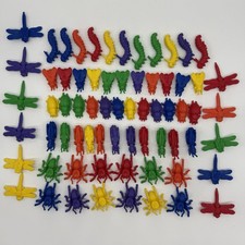 Backyard Bugs Colorful Counters Educational Counting and Sorting Toy Set of 68