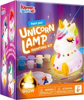 Klever Kits Einhorn Lampe Bastelset FüR Kinder Ab 6+ Jahre, Kreatives Malset FüR