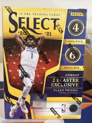 2020-21 Panini Select Basketball Blaster Box Haliburton Edwards Ball Rookie Year