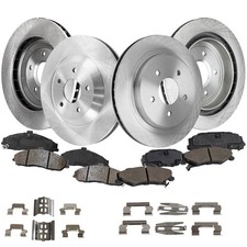 Disc Brake Rotor and Pad Kit For 1997-2003 Chevrolet Corvette 4-Wheel Set