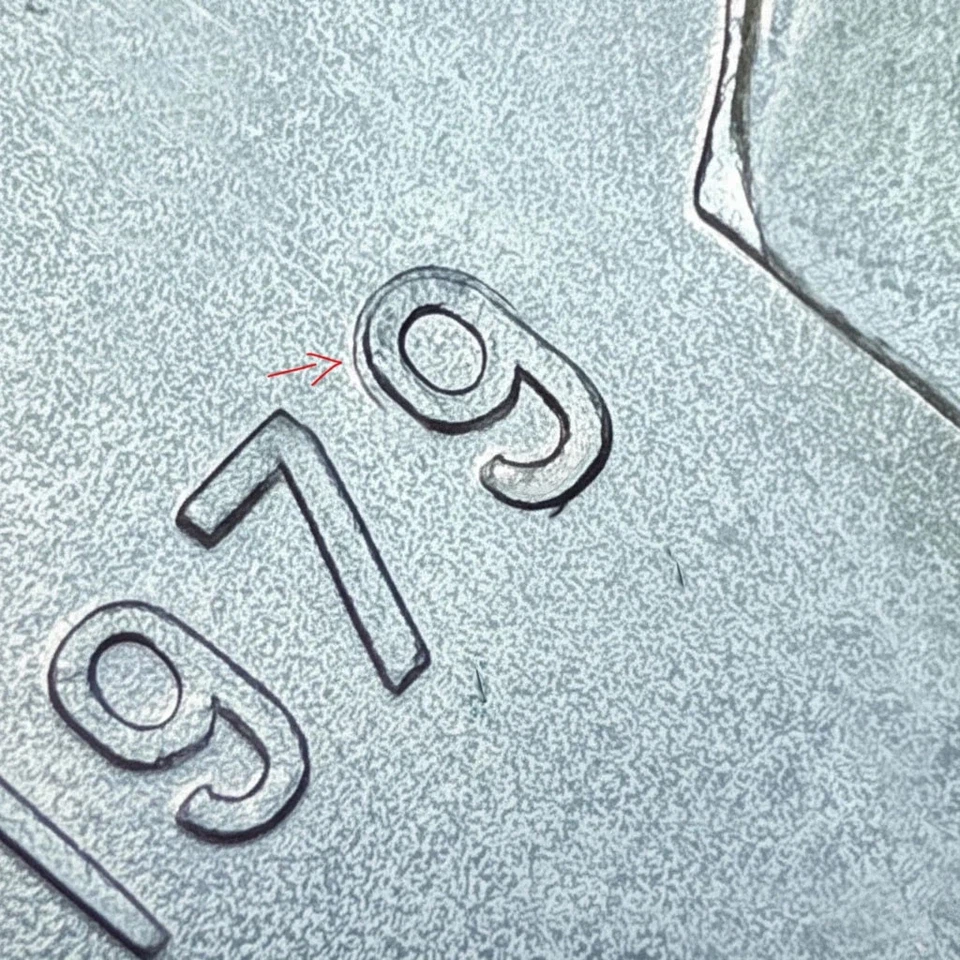 MESSICO 1 ONCIA OZ 1979 CIFRA 9 RIBATTUTA ARGENTO SILVER PURO 999 MOLTO RARA - Immagine 2 di 4