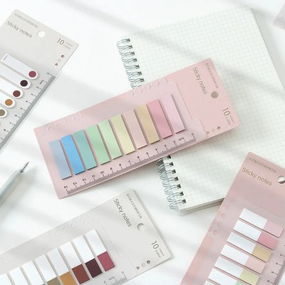 Haftnotizen Schreibwaren Set 200 Blätter Kawaii Selbstklebend Memo Pad