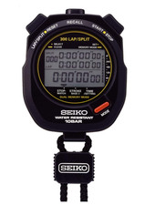 SEIKO Stopwatch SVAS009 Swimming Master Sports 300 Lap Split Memory quartz watch