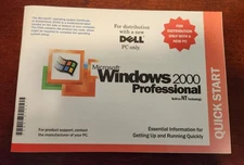 Microsoft Windows 2000 Professional Quick Start Booklet