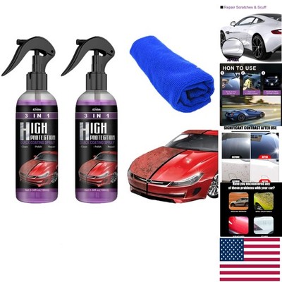 Quick Coat Car Wax Polish Spray - Long-Lasting Protection & Easy Clean - 100 ML
