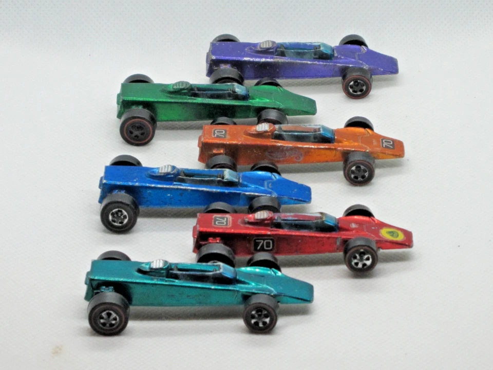 Redline Hot Wheels - Lotus Turbine Rainbow Lot of 6 - Image 2 of 4