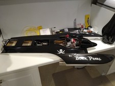 Blazer Whiplash GV Fiberglass Gas RC Race Boat Zenoah IMPBA NAMBA G1 Hydro READ