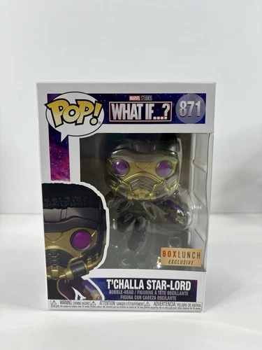Funko Pop! Vinyl: Marvel - What If...? T'Challa Star-Lord Bobblehead #871