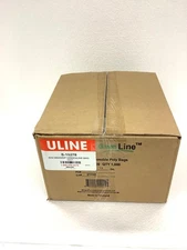 NEW Box Of 1000 Uline Greenline S-15278 Biodegradable 6x9 Reclosable Poly Bags