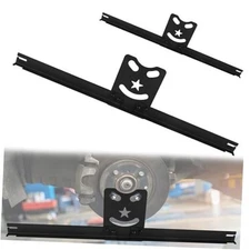 Wheel Alignment Tool Plates, Heavy Duty Toe Alignment Tool Plates, Car Black
