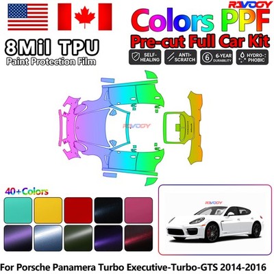 Color Precut PPF Paint Protection Film For Porsche Panamera Turbo 2014-2016