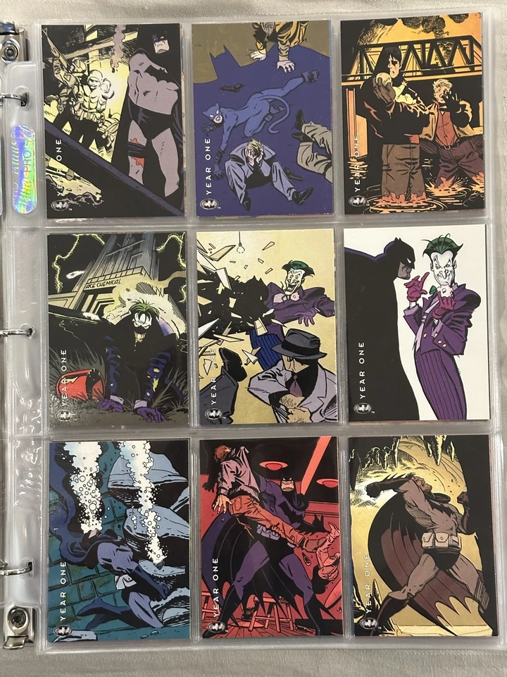 BATMAN SAGA OF THE DARK KNIGHT (Skybox 1994) Conjunto Completo de Cartas DC COMIC ART 100 - Imagem 2 de 4