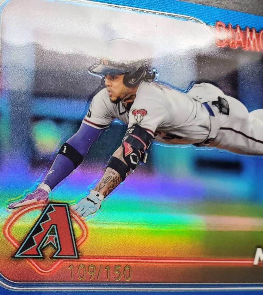 2024 Topps Chrome Ketel Marte Blue Refractor 109/150 #35 Arizona