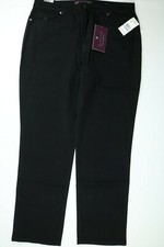 Women s Gloria Vanderbilt Amanda Black Slimming Jeans NEW NWT