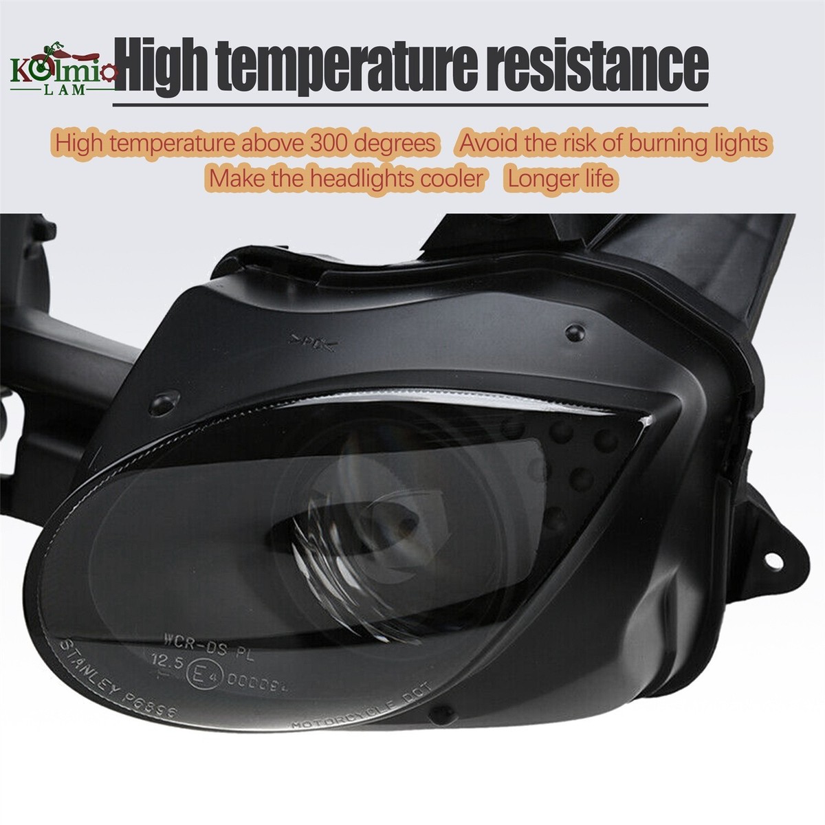 Fit for KAWASAKI NINJA ZX6R ZX600 2007-2008 Headlight
