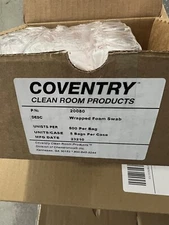 Chemtronics Coventry 20080 Swab,Cleanroom,Polyurethane/Foam,Pk500 White