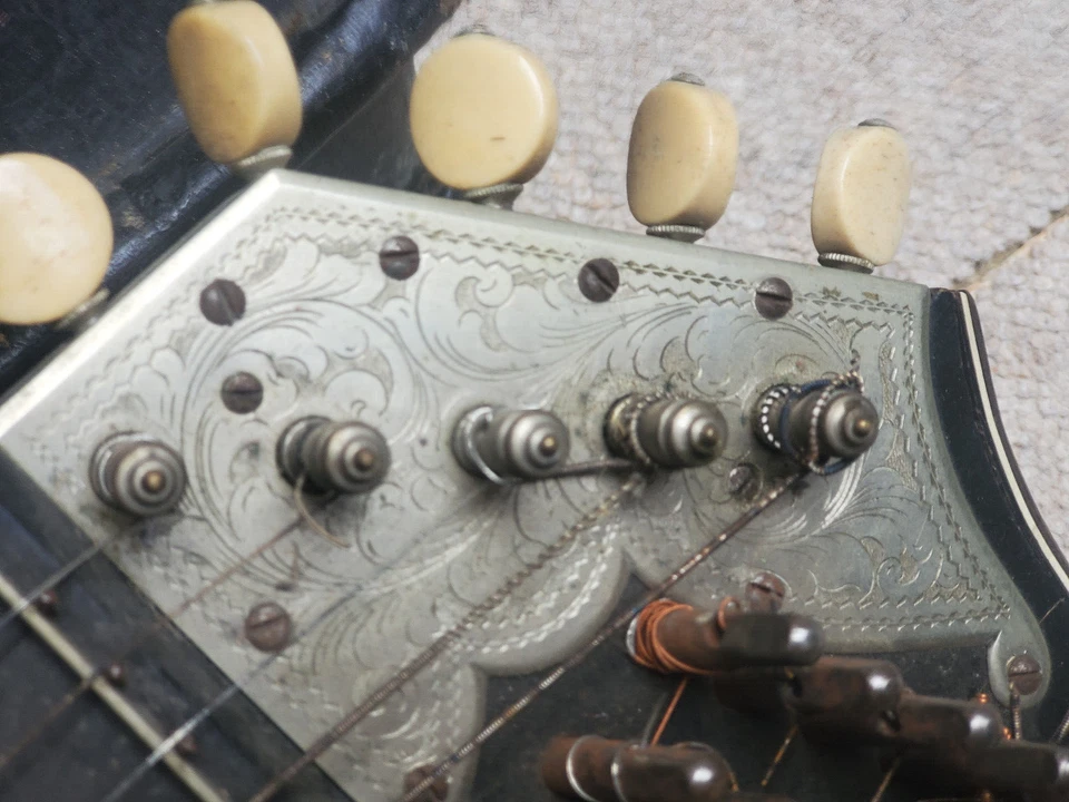 antigua cítara alemana Foto 4 de 4