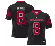 Prosphere Men's Oklahoma Sooners #8 Black Dillon Gabriel Jersey Size M