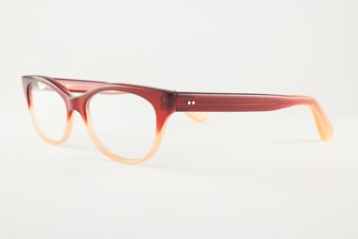 Rare Authentic Masunaga 008 ＃36 51mm Red Gradient Cat Eye  display picture 1