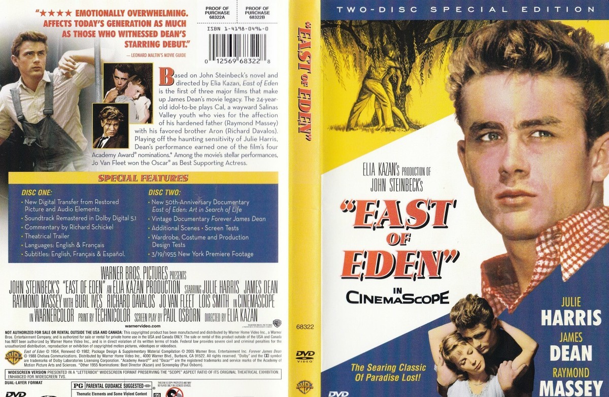 East of Eden (Widescreen DVD, 2005, 2-Disc Set, Special Edition