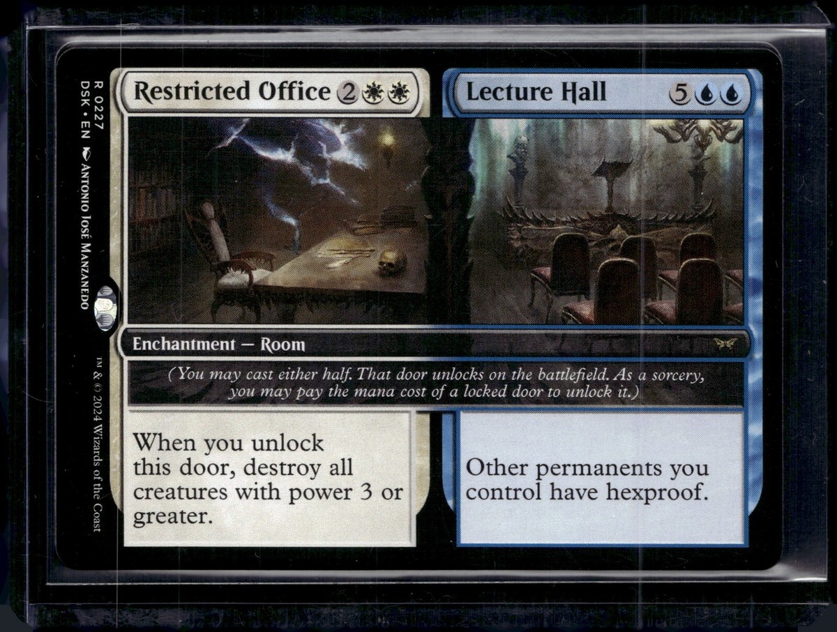 mtg excel card list Magic: The Gathering Duskmourn: House of Horror Play Booster Box : Toys &  Games main image 1