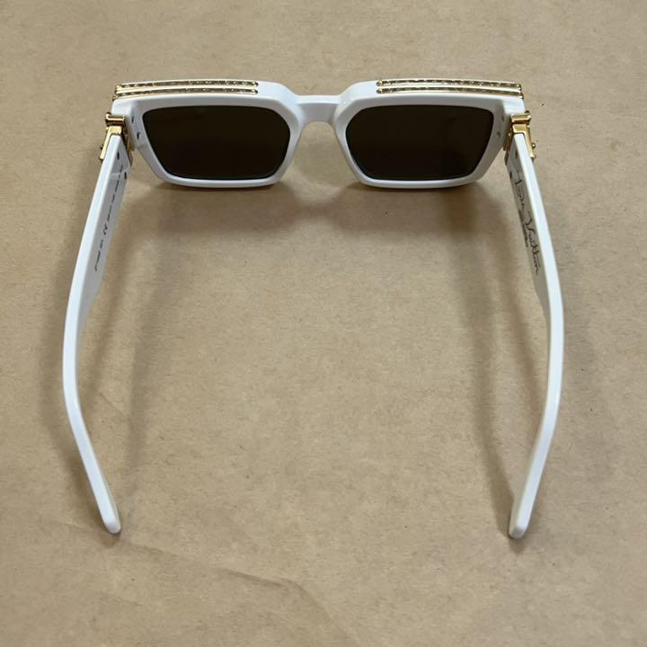 Louis Vuitton 1.1 millionaire monogram sunglasses white collection  valuables