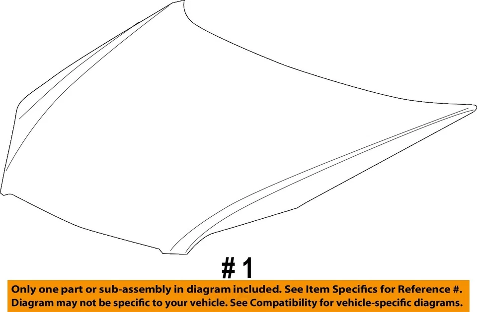 Used Hood fits: 2011 Chevrolet Impala  Grade C Foto 4 de 4