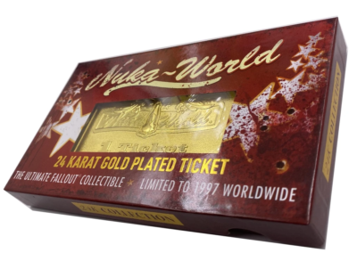 Fallout Nuka-Cade World Gold Plated Ticket Limited To 1997 Worldwide | eBay