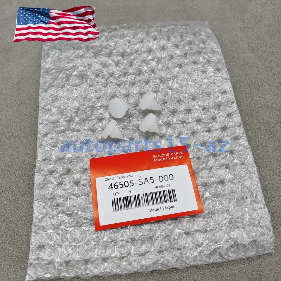 New ! 4PCS Brake Clutch Pedal Stopper Stop Pad Fits For Honda Civic Accord New - Imagem 2 de 4