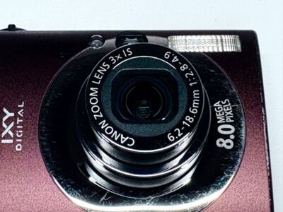 Canon IXY DIGITAL 20 IS Camera Brown Working Condition PowerShot